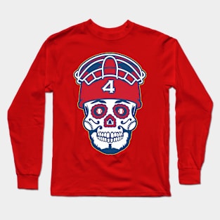 Yadi Molina Sugar Skull Long Sleeve T-Shirt